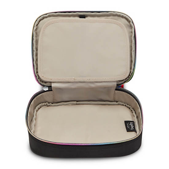 Kipling 100 Pens Case Bags Truly Black Rainbow | AU 1886PJ